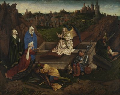 The Three Marys at the Tomb by Jan van Eyck